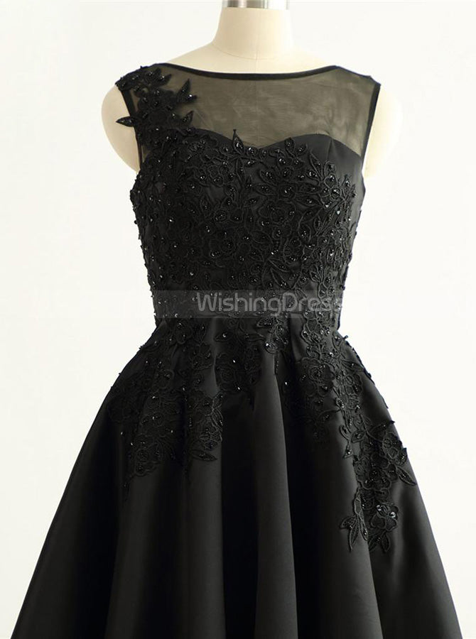 Black Satin Homecoming Dresses,Sweet 16 Dress,Short Prom Dress,HC00174, US16 / Red Black Satin Homecoming Dresses,Sweet 16 Dress,Short Prom Dress,HC00174, US16 / Red