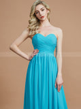 Blue Bridesmaid Dresses,Sweetheart Bridesmaid Dress,Long Bridesmaid Dress,BD00254