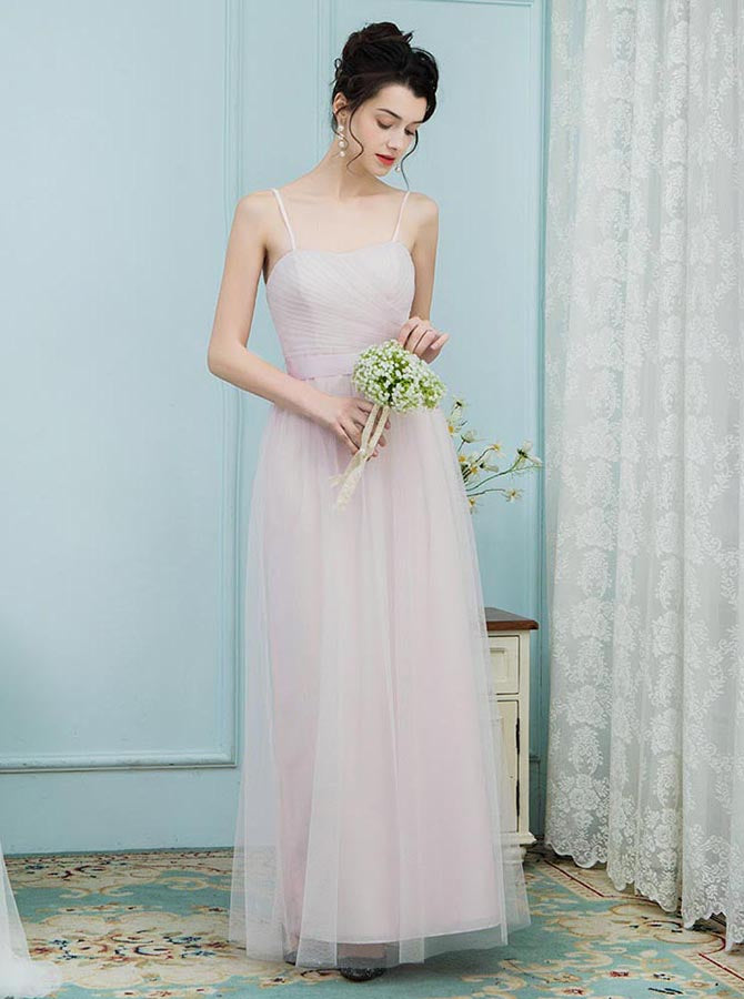 Blush Bridesmaid Dresses,Tulle Long Bridesmaid Dress,Spaghetti Straps Bridesmaid Dress,BD00220, US26W / Dark Navy Blush Bridesmaid Dresses,Tulle Long Bridesmaid Dress,Spaghetti Straps Bridesmaid Dress,BD00220, US26W / Dark Navy