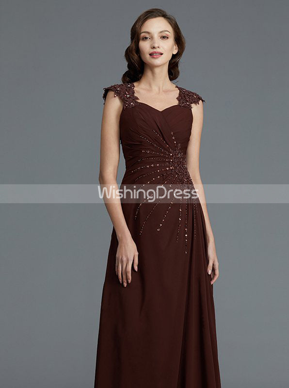 Brown Mother of The Bride Dresses,Long Elegant Mother Dress,Beaded Mother Dress,MD00039, US14W / Burgundy Brown Mother of The Bride Dresses,Long Elegant Mother Dress,Beaded Mother Dress,MD00039, US14W / Burgundy
