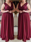 Burgundy Plus Size Prom Dresses,Elegant Plus Size Prom Dress,Long Plus Size Under 200,PD00249