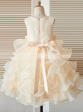 Princess Flower Girl Dresses,Ruffled Flower Girl Dress,Cute Flower Girl Dress,FD00022