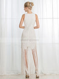 Chic Wedding Dress,Tassels Wedding Dress,Sexy Bridal Dress,Fashion Wedding Dress,WD00023