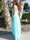 Chiffon Sweetheart Bridesmaid Dresses,Modest Bridesmaid Dress,BD00333