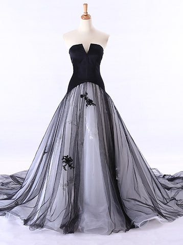 products/colored-wedding-dresses-black-wedding-dress-strapless-wedding-gown-tulle-wedding-gown-wd00115.jpg