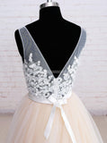 Colored Wedding Dresses,Tulle Wedding Dress,Princess Wedding Dress,WD00173