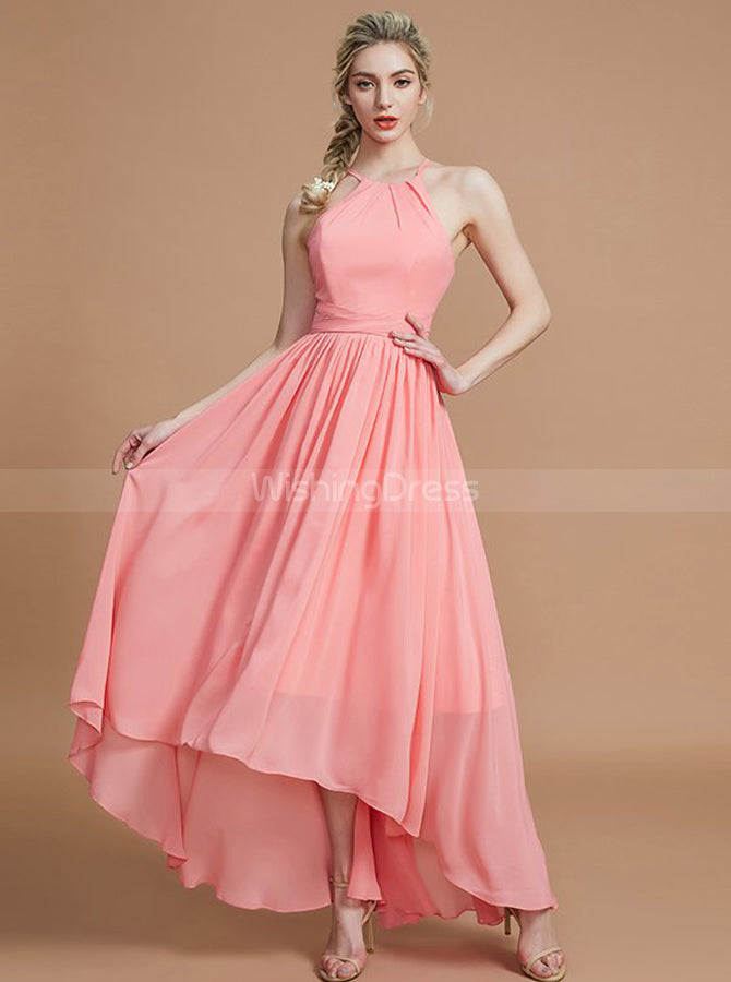 Coral Bridesmaid Dresses,High Low Bridesmaid Dress,Simple Bridesmaid Dress,BD00232, US20W / Dark Navy Coral Bridesmaid Dresses,High Low Bridesmaid Dress,Simple Bridesmaid Dress,BD00232, US20W / Dark Navy
