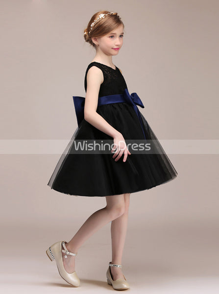 Cute Flower Girl Dress,Short Junior Bridesmaid Dress,JB00040