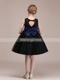 Cute Flower Girl Dress,Short Junior Bridesmaid Dress,JB00040