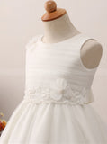 Cute Flower Girl Dresses,Knee Length Flower Girl Dress,Tulle Flower Girl Dress,FD00057