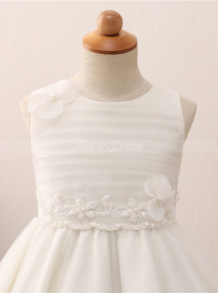 Cute Flower Girl Dresses,Knee Length Flower Girl Dress,Tulle Flower Girl Dress,FD00057