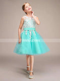 Cute Kids Party Dresses,Short Junior Bridesmaid Dress,JB00070