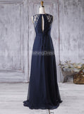 Dark Navy Bridesmaid Dresses,Gorgeous Bridesmaid Dress,BD00352