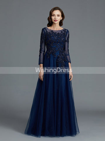 products/dark-navy-mother-of-the-bride-dresses-mother-dress-with-sleeves-tulle-mother-dress-md00028-3.jpg
