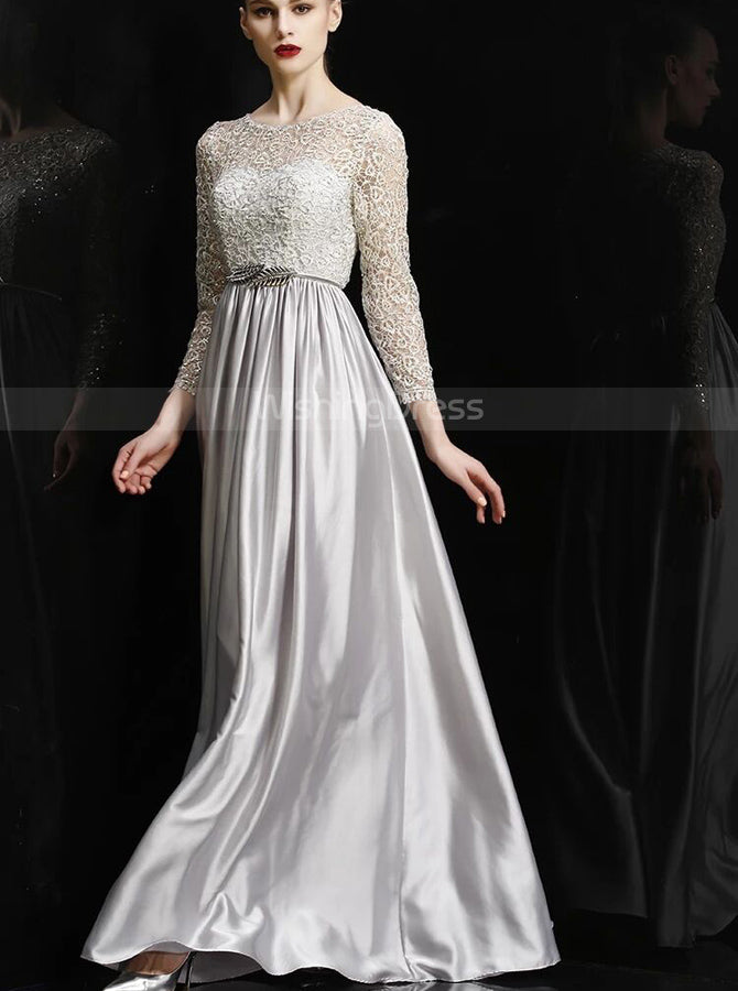 Elegant Mother of the Bride Dress with Sleeves,Floor Length Mother Dress Fall,MD00070, US4 / Burgundy Elegant Mother of the Bride Dress with Sleeves,Floor Length Mother Dress Fall,MD00070, US4 / Burgundy