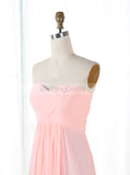 Empire Bridesmaid Dress,Long Chiffon Bridesmaid Dress,Sweetheart Bridesmaid Dress,BD00115