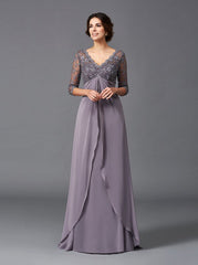 Empire Waist Mother of the Bride Dress with 3/4 Sleeves,MD00055, US18W / Burgundy Empire Waist Mother of the Bride Dress with 3/4 Sleeves,MD00055, US18W / Burgundy