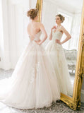 Fairytale Tulle Wedding Dresses,Strapless Bridal Dress,WD00332