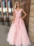 Floral Prom Dresses,Princess Prom Dress,Girls Party Dress,Graduation Dresses,PD00300