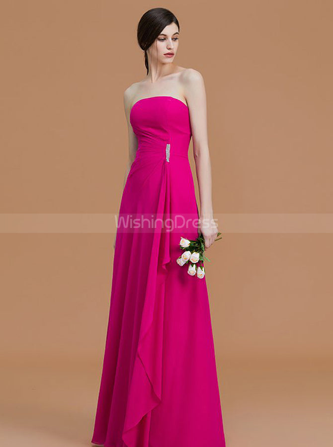 Fuchsia Bridesmaid Dresses,Strapless Bridesmaid Dress,Long Bridesmaid Dress,BD00225, US24W / Royal Blue Fuchsia Bridesmaid Dresses,Strapless Bridesmaid Dress,Long Bridesmaid Dress,BD00225, US24W / Royal Blue