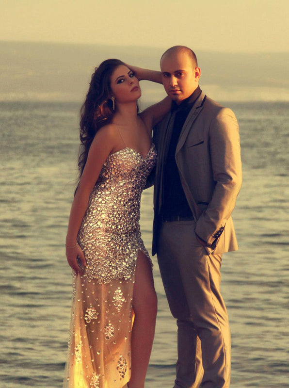 Gold Prom Dresses,Luxury Prom Dress,Beaded Prom Dress,Mermaid Prom Dre - Wishingdress Gold Prom Dresses,Luxury Prom Dress,Beaded Prom Dress,Mermaid Prom Dre - Wishingdress