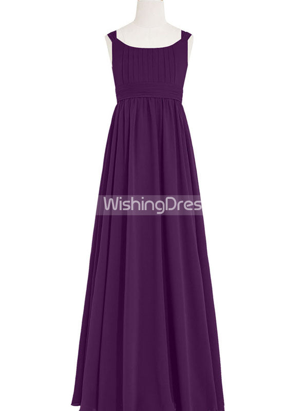 Grape Junior Bridesmaid Dresses,Chiffon Long Junior Bridesmaid Dress,J - Wishingdress Grape Junior Bridesmaid Dresses,Chiffon Long Junior Bridesmaid Dress,J - Wishingdress