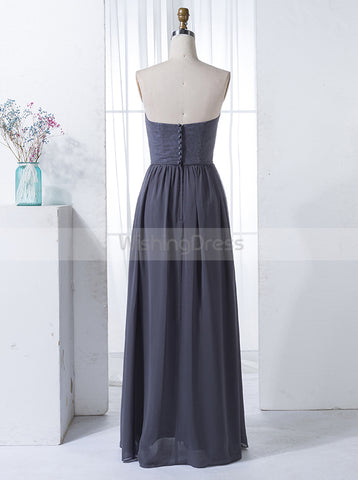 products/gray-strapless-bridesmaid-dress-long-bridesmaid-dress-chiffon-lace-bridesmaid-dress-bd00149-2.jpg