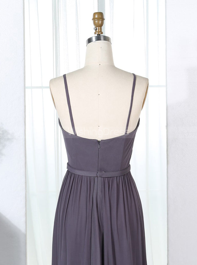Grey Bridesmaid Dresses,Chiffon Bridesmaid Dress,Bridesmaid Dress with - Wishingdress Grey Bridesmaid Dresses,Chiffon Bridesmaid Dress,Bridesmaid Dress with - Wishingdress