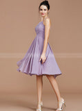 Halter Bridesmaid Dresses,Short Bridesmaid Dress,Empire Bridesmaid Dress,BD00259