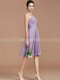 Halter Bridesmaid Dresses,Short Bridesmaid Dress,Empire Bridesmaid Dress,BD00259