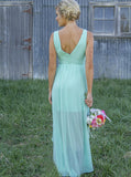 High Low Bridesmaid Dresses,Modern Bridesmaid Dress,Summer Bridesmaid Dress,BD00214