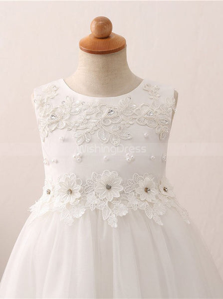 High Low Flower Girl Dresses,Girl Party Dress,Princess Flower Girl Dress,FD00048