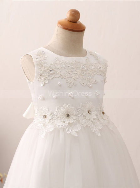 High Low Flower Girl Dresses,Girl Party Dress,Princess Flower Girl Dress,FD00048