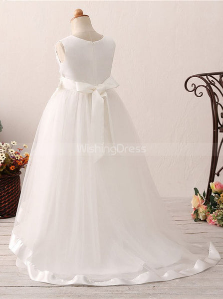 High Low Flower Girl Dresses,Girl Party Dress,Princess Flower Girl Dress,FD00048