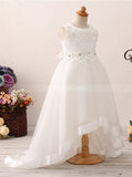 High Low Flower Girl Dresses,Girl Party Dress,Princess Flower Girl Dress,FD00048