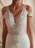 High Low Wedding Dresses,Beach Bridal Dress,OutDoor Wedding Dress,WD00360