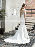 High Quality Wedding Dress with Beaded Neckline,Elegant Bridal Dress,WD00493