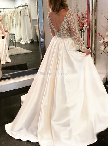 products/illusion-wedding-dress-wedding-dress-with-sleeves-satin-bridal-dress-wd00155.jpg