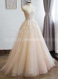 Illusion Wedding Dresses,Fairytale Bridal Dress,WD00351