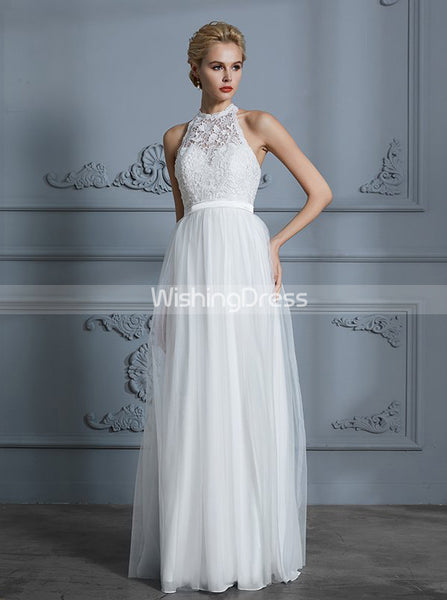 Informal Wedding Dress,Tulle Wedding Dress,Boho Wedding Dress,WD00297