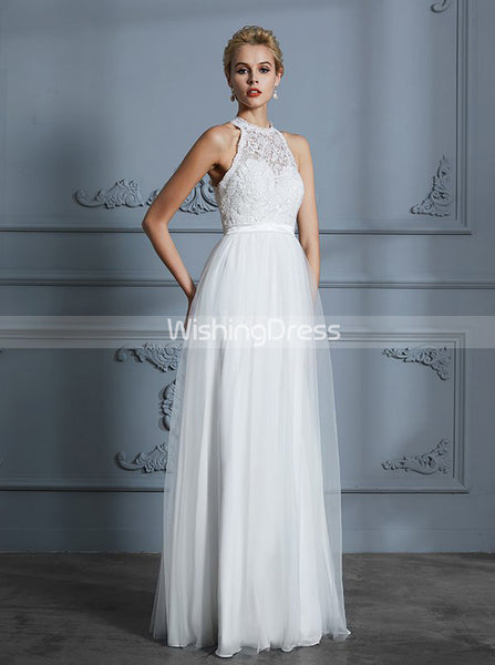 Informal Wedding Dress,Tulle Wedding Dress,Boho Wedding Dress,WD00297