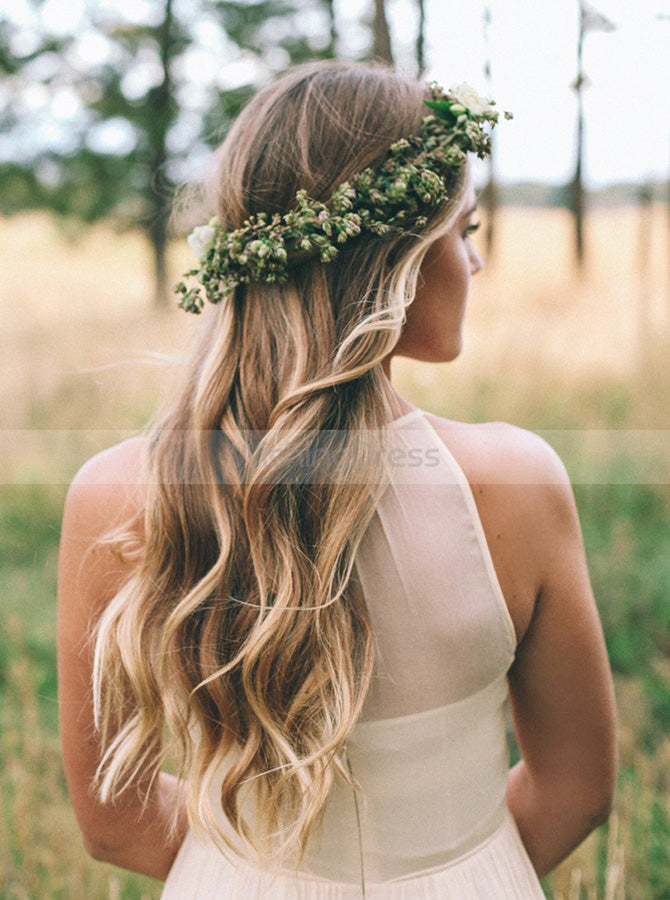 Ivory Wedding Dress,Simple Wedding Dress,Long Wedding Dress,Beach Bridal Dress,WD00247, US16 / Ivory Ivory Wedding Dress,Simple Wedding Dress,Long Wedding Dress,Beach Bridal Dress,WD00247, US16 / Ivory