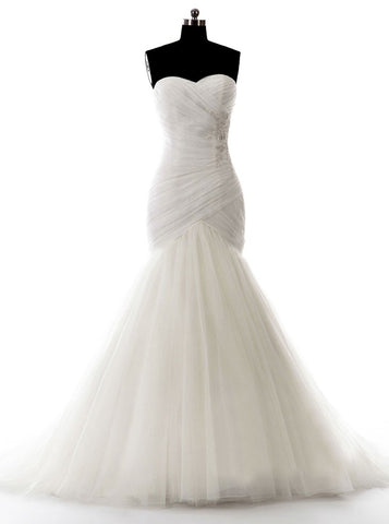 products/ivory-wedding-dress-tulle-wedding-dress-strapless-bridal-dress-mermaid-pleated-wedding-gown-wd00050.jpg
