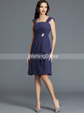 Knee Length Mother of the Bride Dress with Jacket,Simple Mother Dress,MD00025