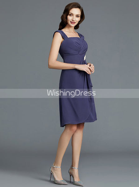 Knee Length Mother of the Bride Dress with Jacket,Simple Mother Dress,MD00025