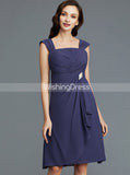 Knee Length Mother of the Bride Dress with Jacket,Simple Mother Dress,MD00025