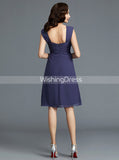 Knee Length Mother of the Bride Dress with Jacket,Simple Mother Dress,MD00025