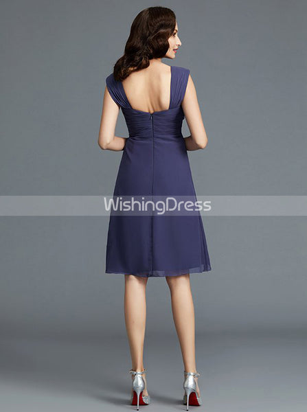 Knee Length Mother of the Bride Dress with Jacket,Simple Mother Dress,MD00025