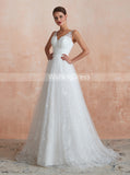 Lace Destination Wedding Dresses,Simple Bridal Dress,WD00471