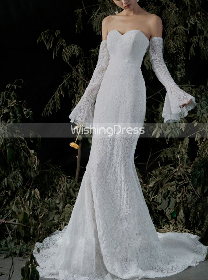 As Is Floral Lace Long Sleeve Plus Wedding Dress | David's